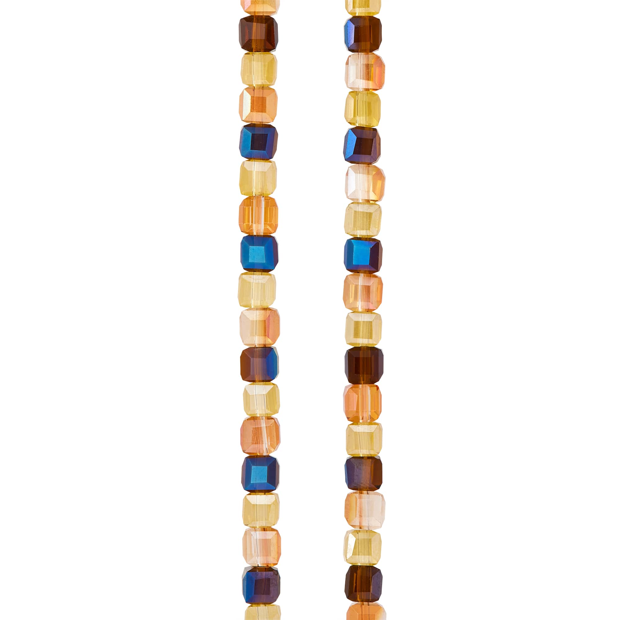 4mm Glass Cube Mix by Bead Landing